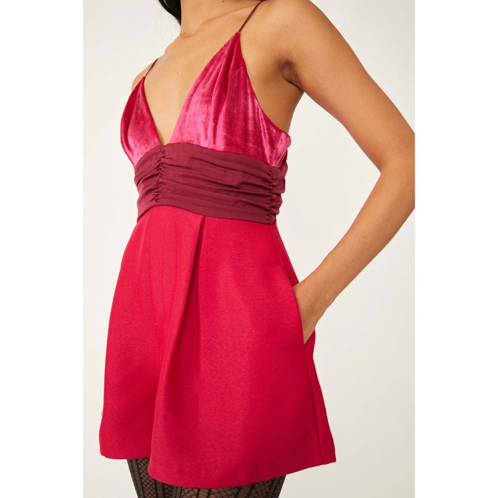 🎉LAST CHANCE🎉 NWT Free People Sylkie Romper / Moxie - Picture 5 of 9